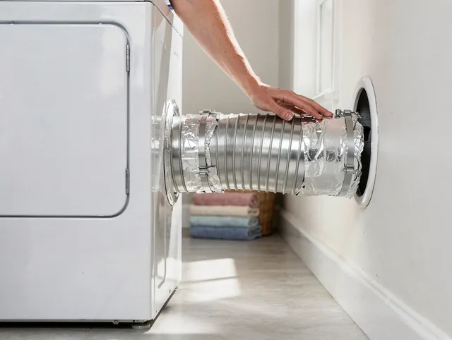 Professional dryer vent hose installation by Winter Haven Dryer Vent Cleaning in Winter Haven