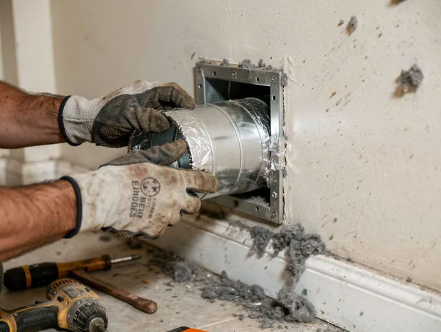 Professional dryer vent repair and installation by Winter Haven Dryer Vent Cleaning in Winter Haven